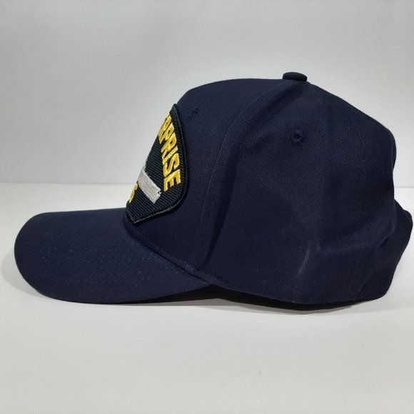 U.S. Navy USS Enterprise CV-6 Men's Cap Hat Navy - Picture 2 of 4